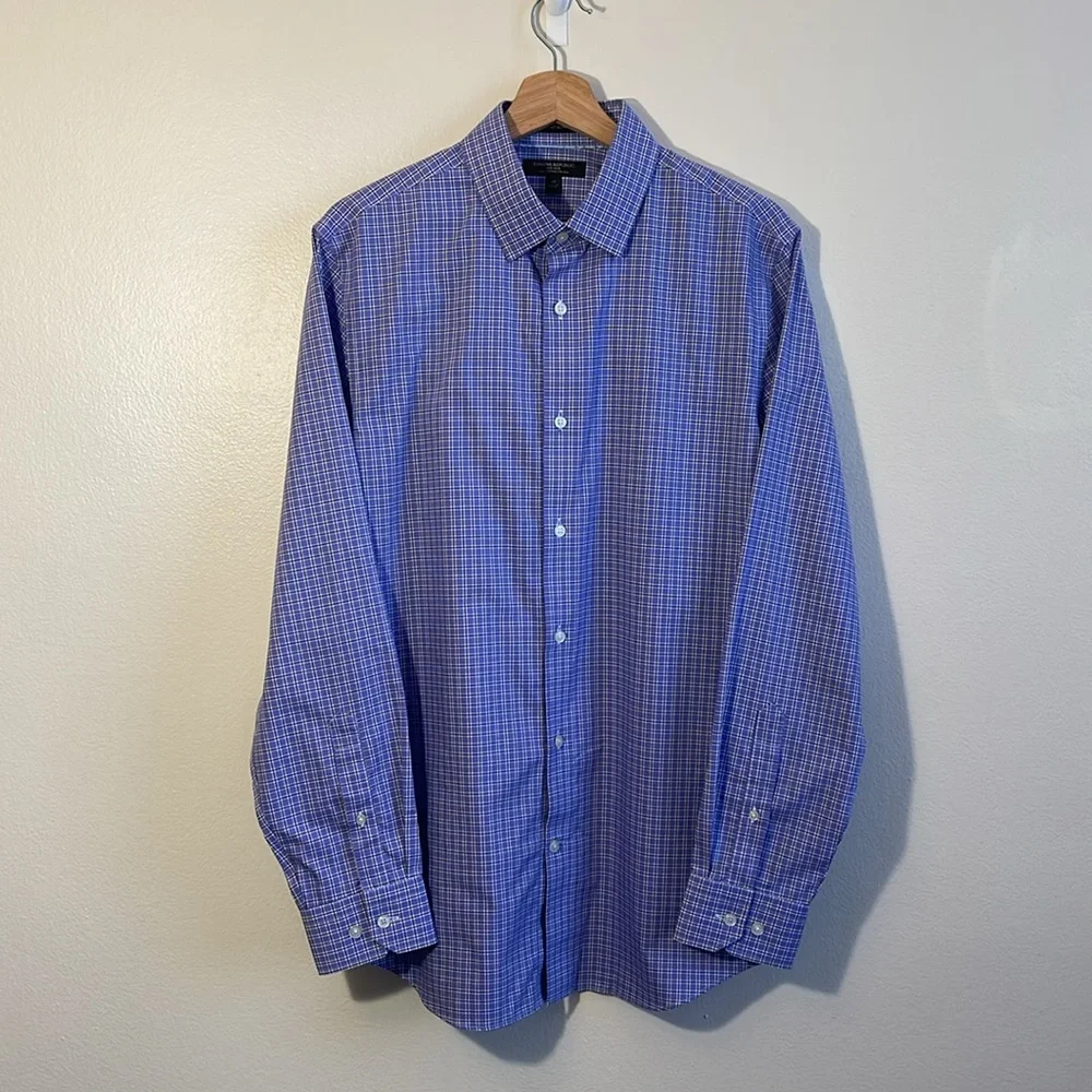 Banana Republic Non Iron Cotton Stretch Shirt Medium